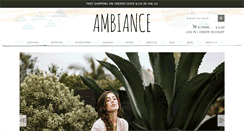 Desktop Screenshot of ambiancebandb.com