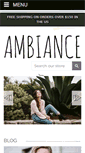 Mobile Screenshot of ambiancebandb.com